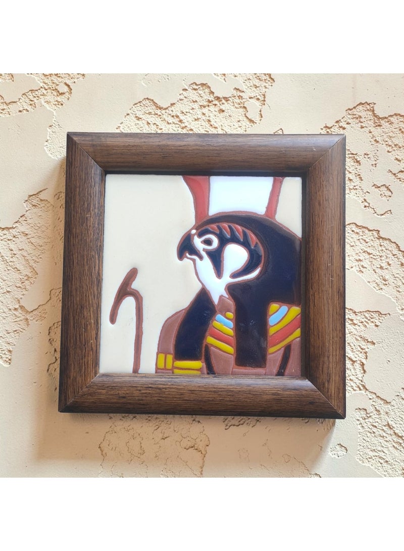 color zone pottery A ceramic and pottery frame - a unique decorative piece with a modern and distinctive touch - size 14*14 - Image 1