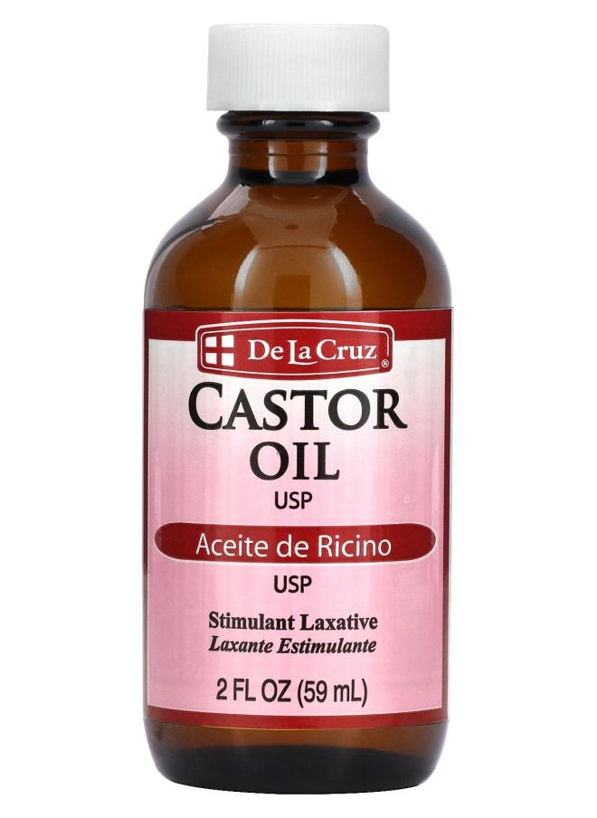 De La Cruz Castor Oil 2 fl oz (59 ml) 