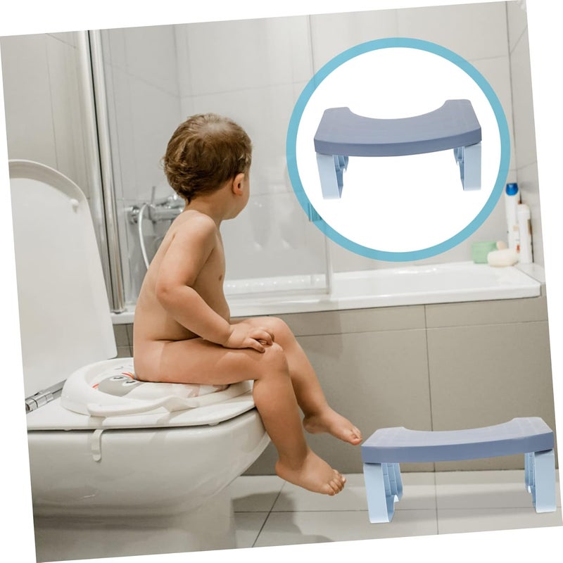 Bathroom Toilet Footstool Boys and Girls Step Stool Slip Stable Support Simple Colors Fashionable Appearance for Daily Use Random Color - Image 4