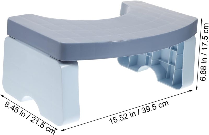 Bathroom Toilet Footstool Boys and Girls Step Stool Slip Stable Support Simple Colors Fashionable Appearance for Daily Use Random Color - Image 2