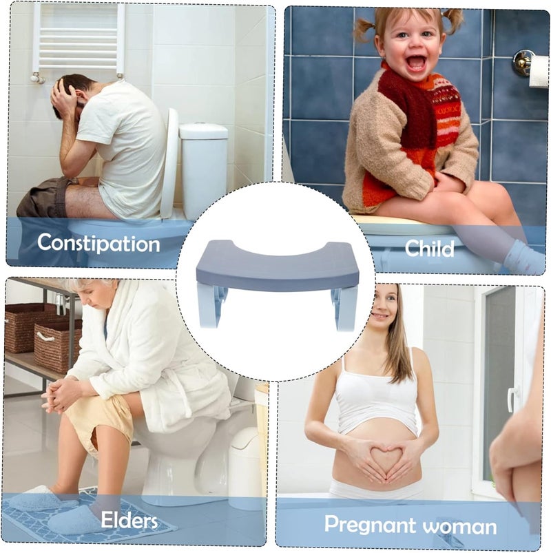 Bathroom Toilet Footstool Boys and Girls Step Stool Slip Stable Support Simple Colors Fashionable Appearance for Daily Use Random Color - Image 5