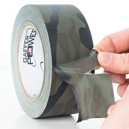 Gaffer Power Camouflage Gaffer Tape | Premium Grade Army Green Camo Tape | USA Made | Heavy Duty, Non-Reflective & Water Resistant | 2 Inch x 25 Yards - Image 3