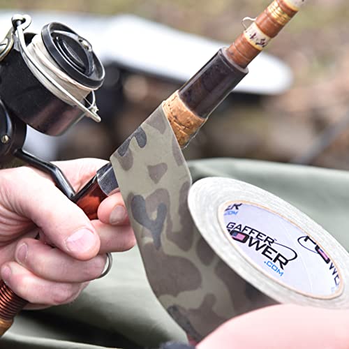 Gaffer Power Camouflage Gaffer Tape | Premium Grade Army Green Camo Tape | USA Made | Heavy Duty, Non-Reflective & Water Resistant | 2 Inch x 25 Yards - Image 2