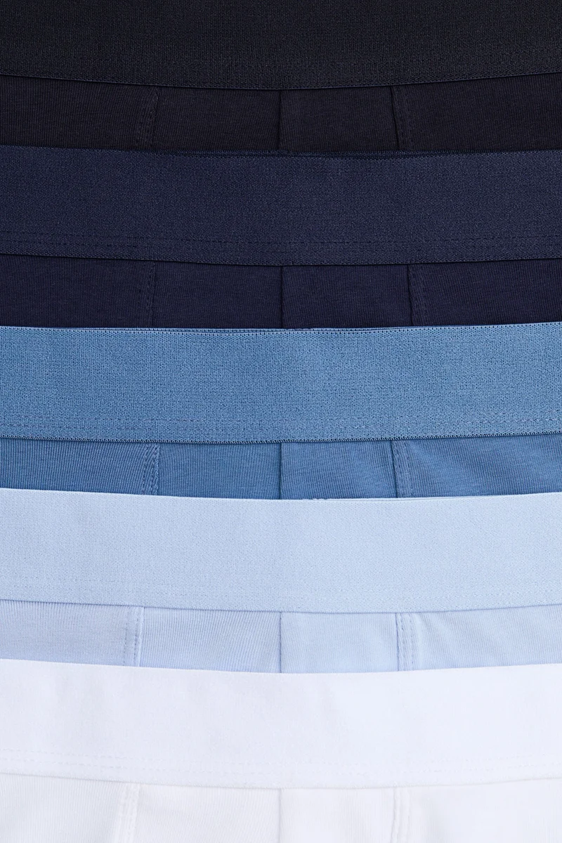 H&M  5-pack cotton mid trunks for Men | Best Price UAE