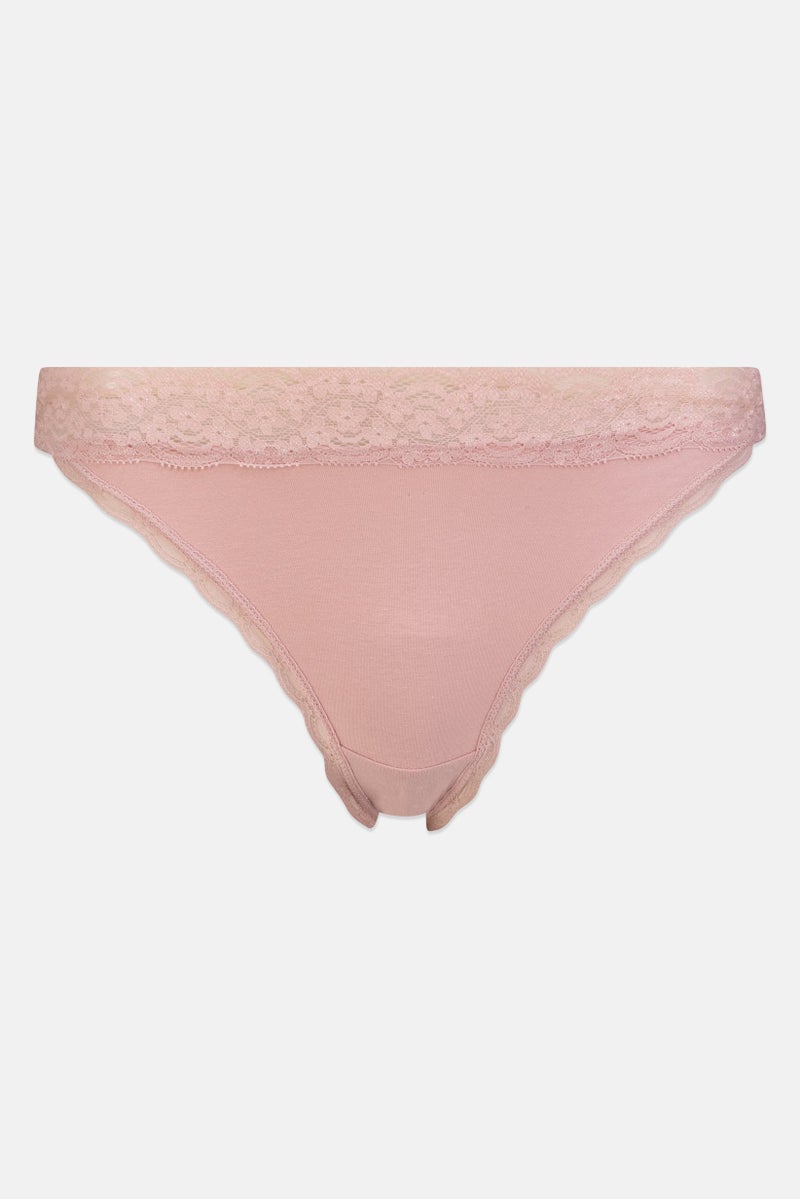 bebe Women 3 Pieces Eyelet Pull on Panties, Multicolor - Image 2