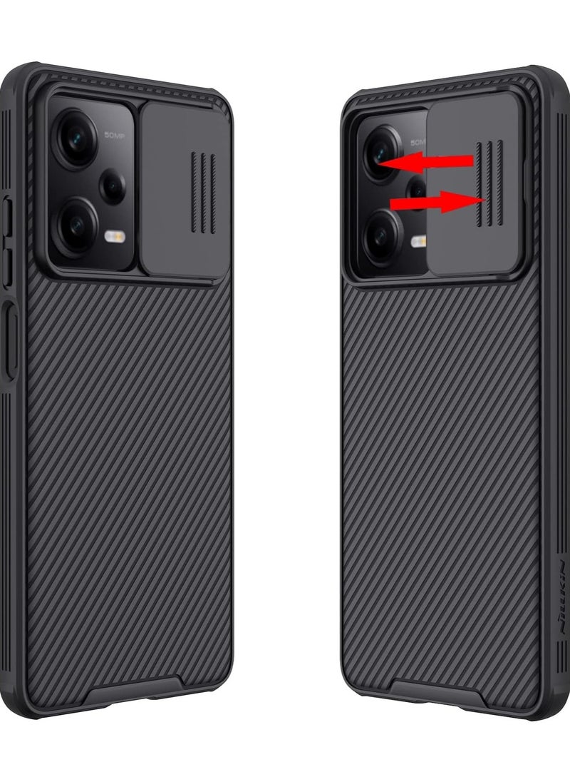 غطاء Nillkin متوافق مع هاتف Xiaomi Poco X5 Pro 5G مناسب لهاتف Redmi Note 12 Pro مع حافظة واقية للهاتف المنزلق للعدسة