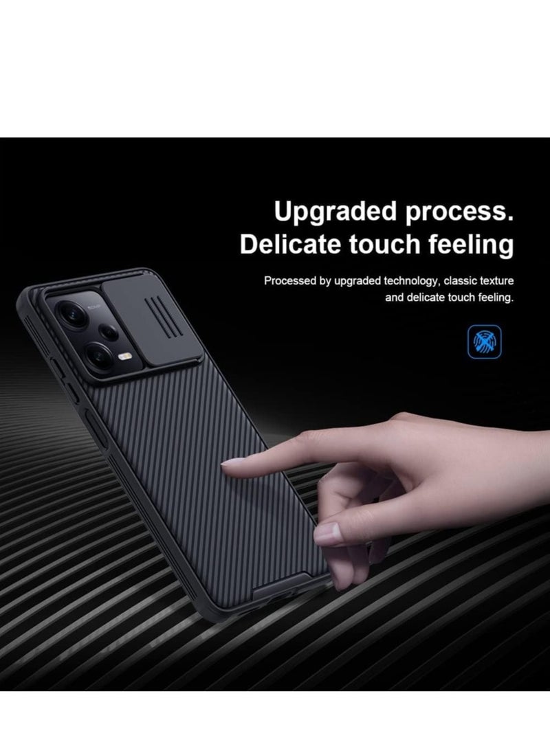 غطاء Nillkin متوافق مع هاتف Xiaomi Poco X5 Pro 5G مناسب لهاتف Redmi Note 12 Pro مع حافظة واقية للهاتف المنزلق للعدسة