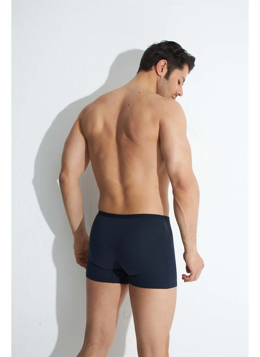 Arma Yıldız Arma Star Men's Navy Blue Modal Boxer Thin Waist Elastic 5-Pack