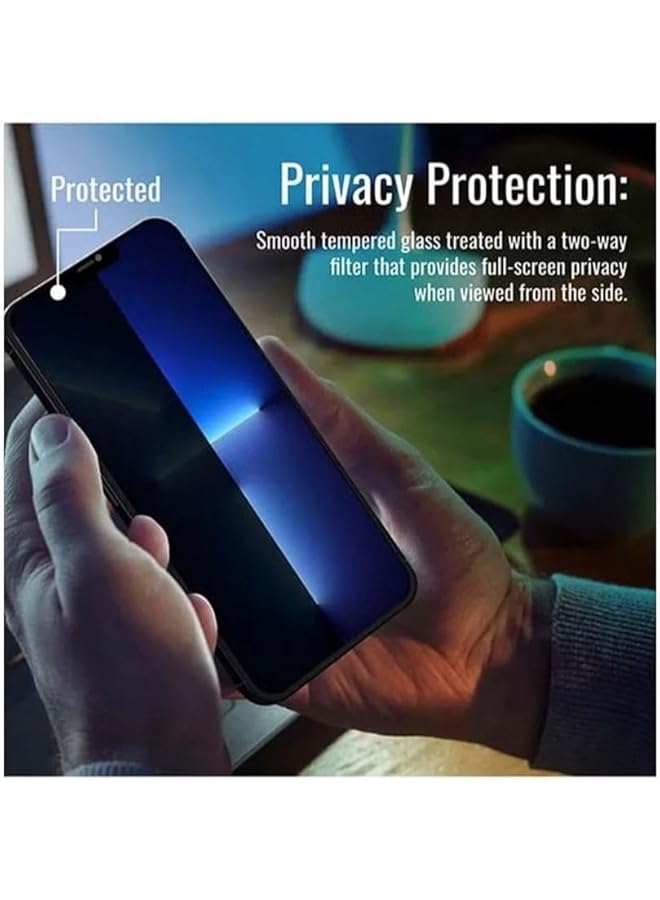 erorex Ceramic Matte Invisible Shield Privacy Screen Protector For Honor X9A Black - Image 3