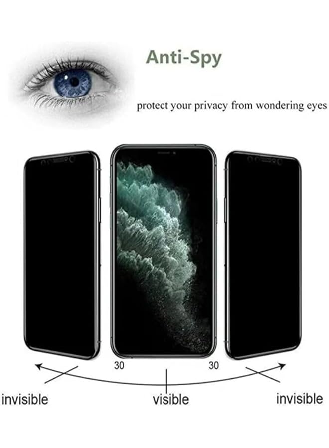 erorex Ceramic Matte Invisible Shield Privacy Screen Protector For Honor X9A Black - Image 4