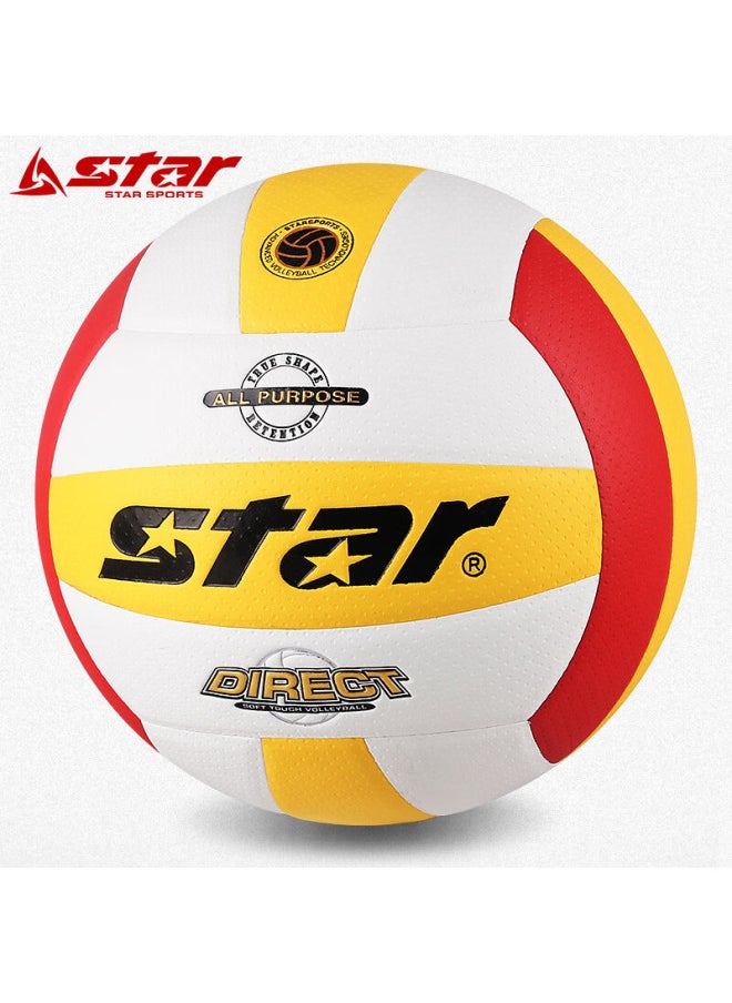 Star Sata Volleyball For Middle School Entrance Exam, Student Physical Test Standard Pu Soft And Hard Volleyball For Competition, Size 5, Vb4055  - Image 5