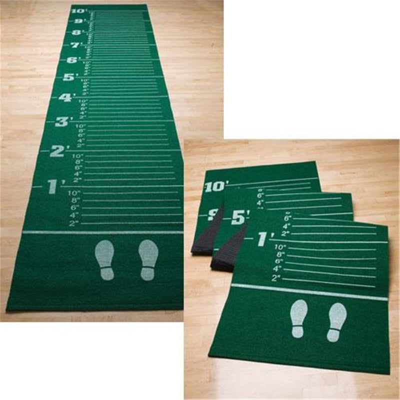 Gamecraft Carpeted Long Jump Mat Green 12L x 30W