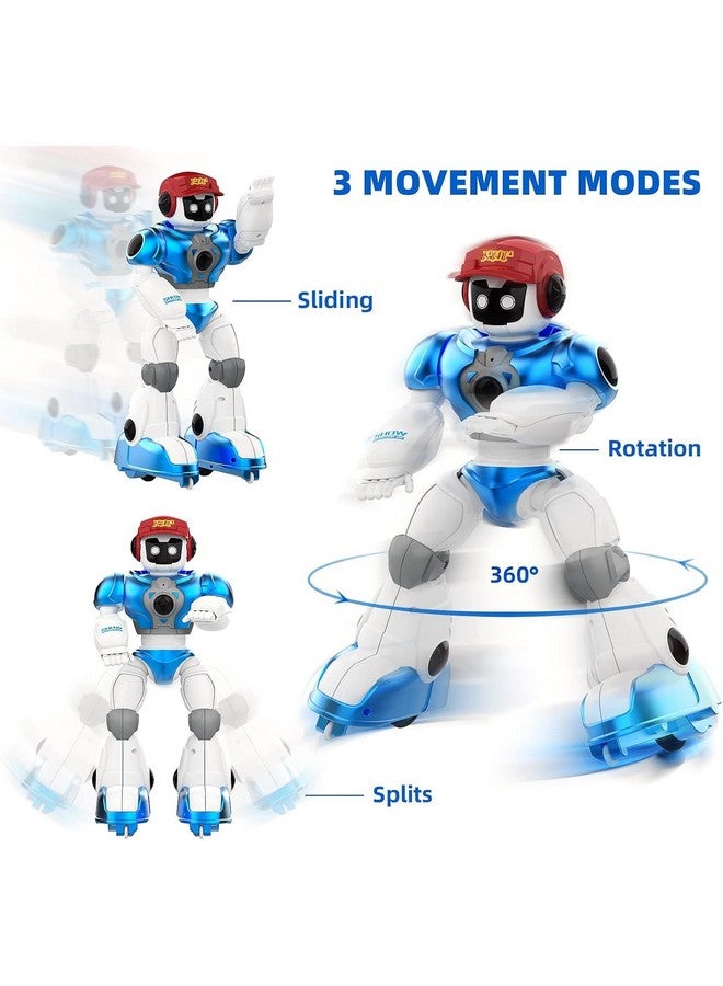 ماجيك واند روبوت ماجيك واند ريموت كنترول قابل لإعادة الشحن، مستشعر إيماءات، رقص، وقابل للبرمجة للأطفال مع أضواء وصوت. [أبيض] [عبوة من قطعة واحدة] - Image 2