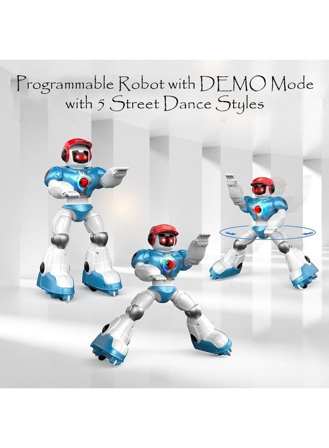 ماجيك واند روبوت ماجيك واند ريموت كنترول قابل لإعادة الشحن، مستشعر إيماءات، رقص، وقابل للبرمجة للأطفال مع أضواء وصوت. [أبيض] [عبوة من قطعة واحدة] - Image 3