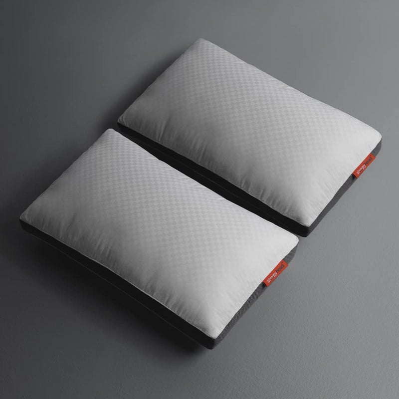 Sleepyhead Sleepyhead Microfiber Pillow 27x17 inches White Pack of 2 - Image 2