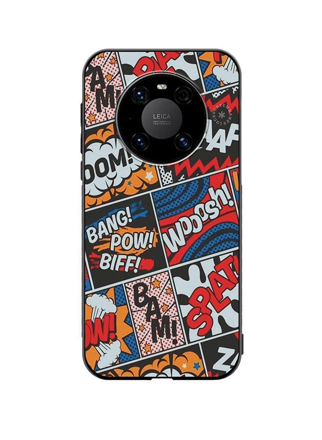 VR CREATIVE Protective Case Cover For Huawei Mate 40 Pop Art Design Multicolour - Image 1