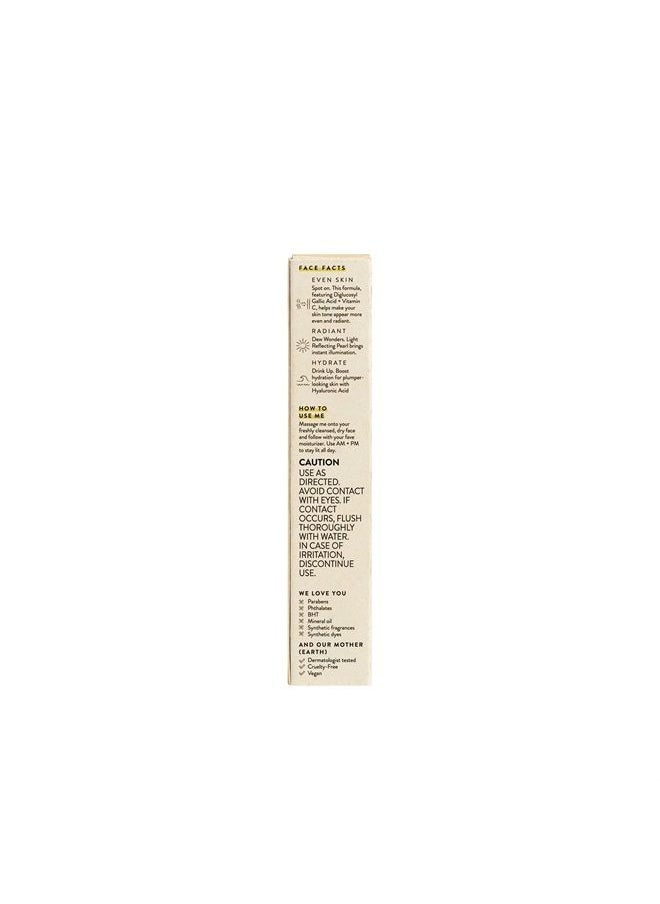 Honest Beauty - Vitamin C Radiance Serum Mini with Hyaluronic Acid + Light-Reflecting Pearl | Travel Size | Dermatologist Tested + EWG Certified + Vegan & Cruelty Free | 0.33 fl. oz. - Image 1