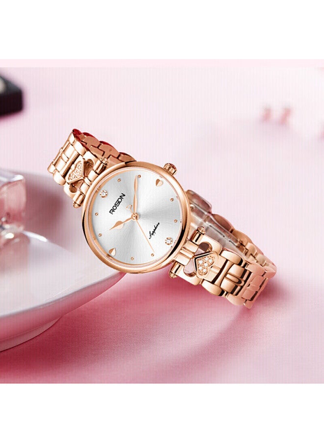 ROSDN Ros Dn Women's Watch, Fashionable And Elegant Ultra-thin Waterproof Ladies Watch, Top Ten Brands Birthday Gift For Girlfriend, Boutique Editio - Image 1