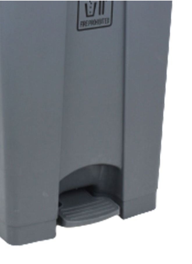 Generic - Heavy Duty Pedal Waste Bin Gray 70L - Image 1
