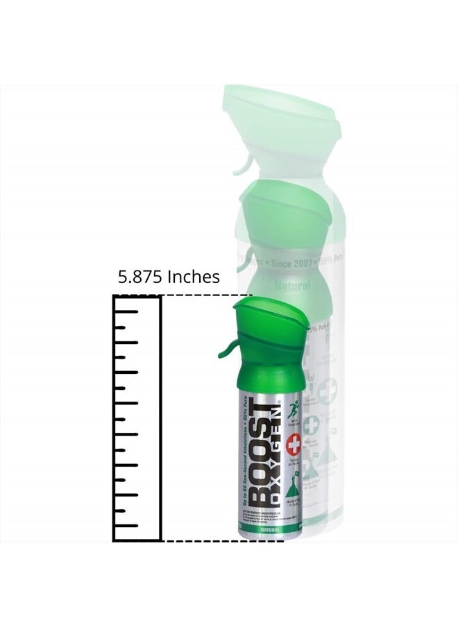 BOOST OXYGEN Pocket Size Natural Aroma 3 Liter Portable Oxygen Canister | Respiratory Support for Aerobic Recovery, Altitude, Performance and Health (3 Pack)  - Image 4