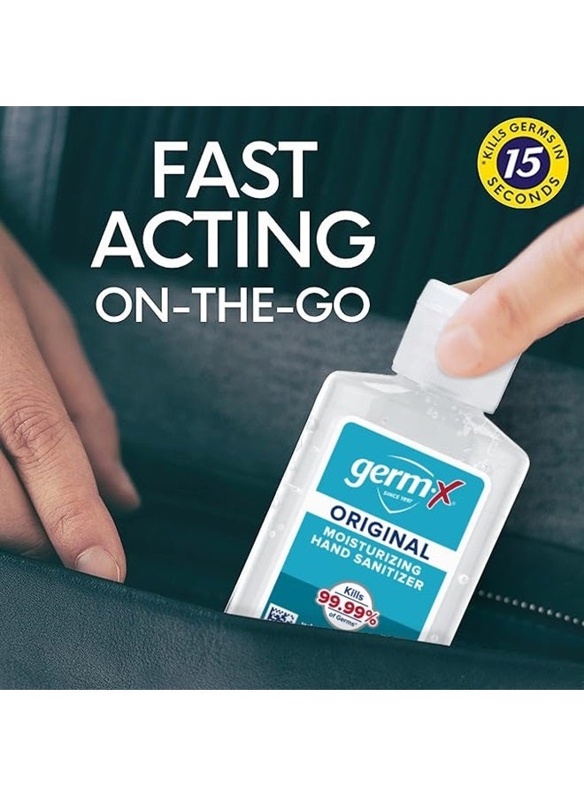 Germ-X Original Hand Sanitizer, Kids Hand Sanitizer, Non-Drying Moisturizing Gel with Vitamin E, Instant and No Rinse Formula, Bulk Mini Travel Size for On-The-Go, 2 Fl Oz (Pack of 48) - Image 4