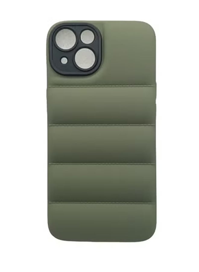 COVERSCART حافظة جاكيت بوفير أخضر (مات) لآيفون 14 - أخضر - Image 1