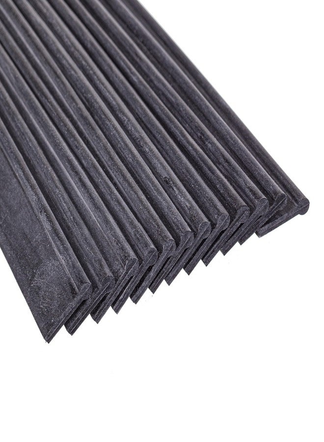 UNGER Replacement Squeegee Blades, 16 Inches, Black Rubber, Soft, 12 Pack - Image 2