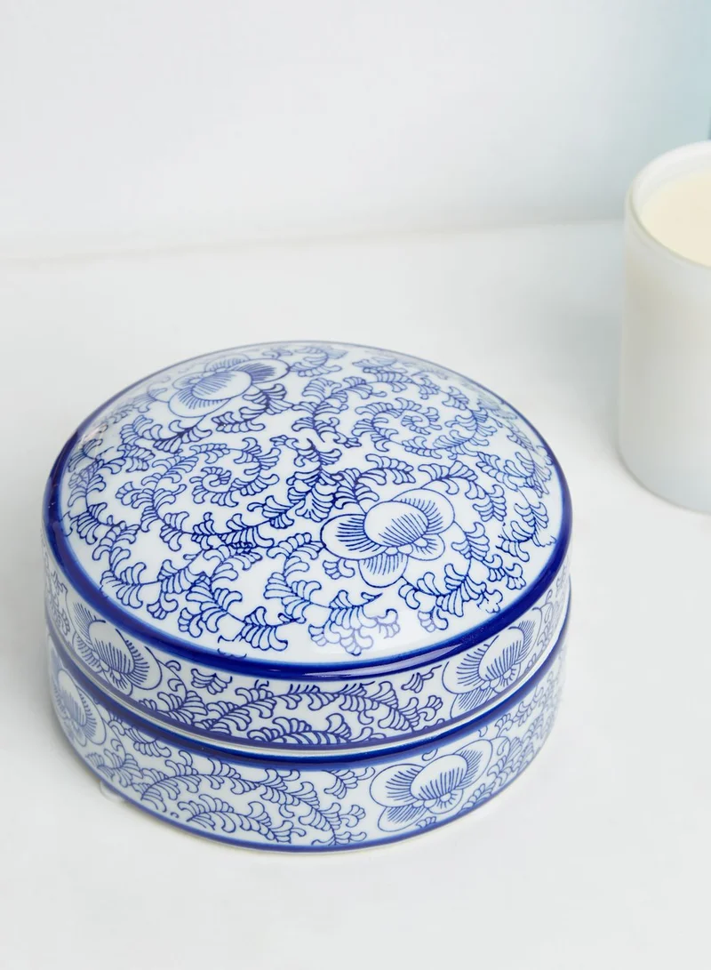 Premier Calix Small Ceramic Trinket Box