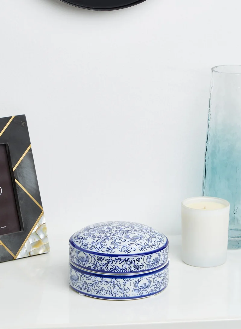Premier Calix Small Ceramic Trinket Box