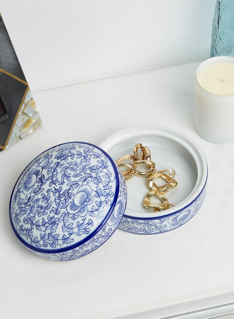 Premier Calix Small Ceramic Trinket Box
