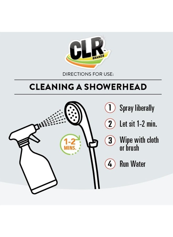 CLR Calcium, Lime & Rust Remover, Blasts Calcium, Dissolves Lime Deposits, Zaps Stubborn Rust Stains and Hard Water Deposits, 26 Ounce Spray Bottle (Pack of 2)  - Image 4
