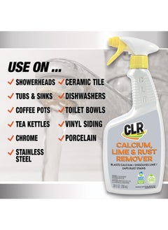 Calcium, Lime & Rust Remover, Blasts Calcium, Dissolves Lime Deposits, Zaps Stubborn Rust Stains and Hard Water Deposits, 26 Ounce Spray Bottle (Pack of 2) - pzsku/Z799C913A5F747AFEB040Z/45/_/1715593605/578f9f05-2ed8-4c6d-9b5f-2b0ebc19011a