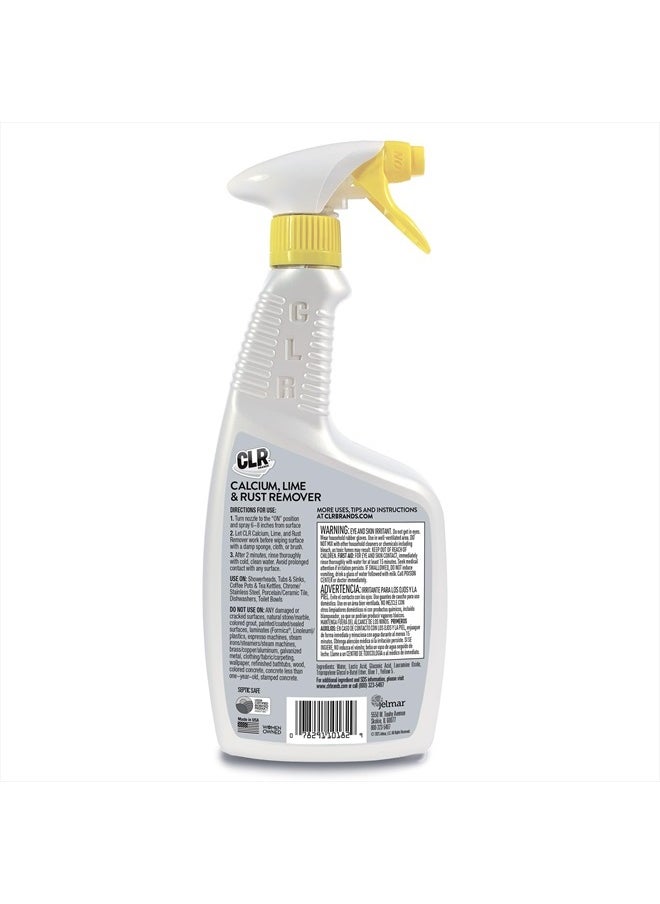 CLR Calcium, Lime & Rust Remover, Blasts Calcium, Dissolves Lime Deposits, Zaps Stubborn Rust Stains and Hard Water Deposits, 26 Ounce Spray Bottle (Pack of 2)  - Image 2
