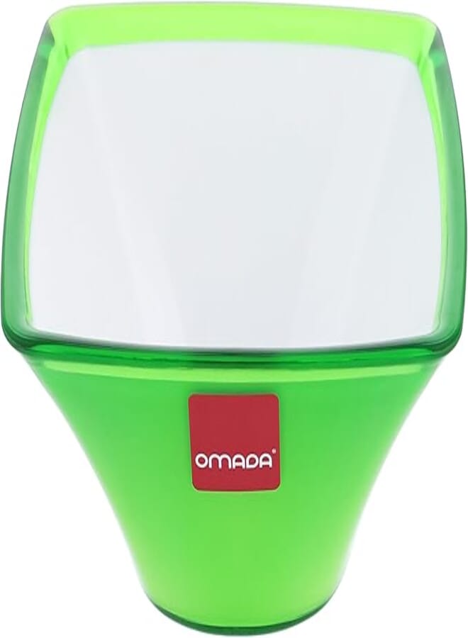 Omada SQUARE Acrylic Squared Bowl, 13.5 cm - Green