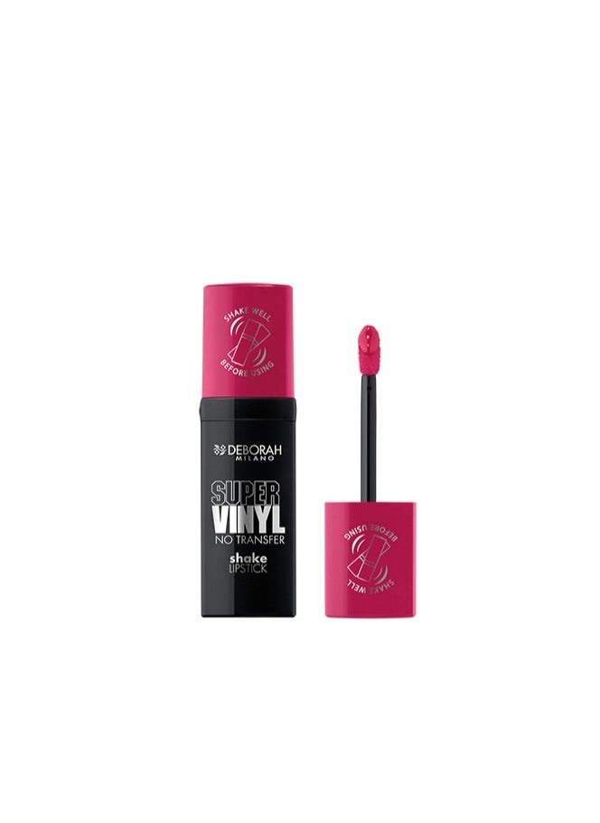 DEBORAH MILANO SUPER VINYL NO TRANSFER SHAKE LIPSTICK 03 CHERRY PINK 