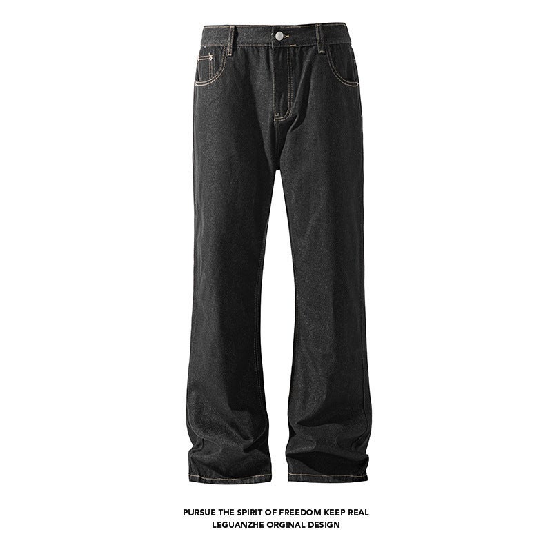 Unisex Casual Daily Denim Jeans - Image 1