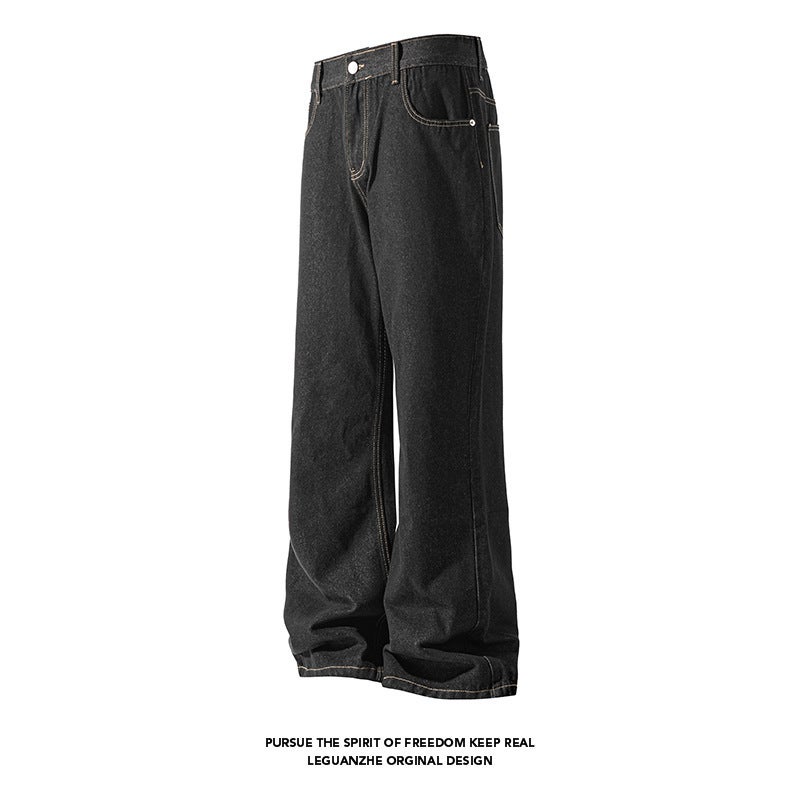 Unisex Casual Daily Denim Jeans - Image 3