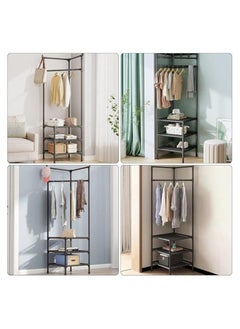 YOMA YOMA Heavy Duty Hangers Garment Rack Hanging Coat Rack Handbags Clothes Rack Clothes Stand for Corner Scarf Hanger  - Image 3