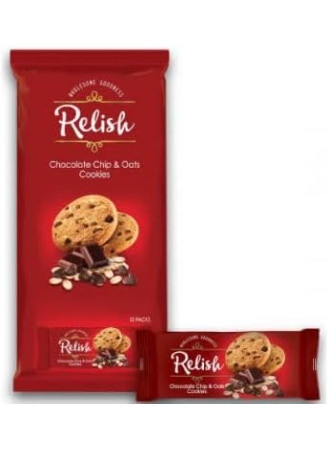 Relish Chocolate & Oats Relish Healthy Snack Bars, Wholesome Energy Bites with Real Oats & Cocoa, Pack of 12 - Image 4