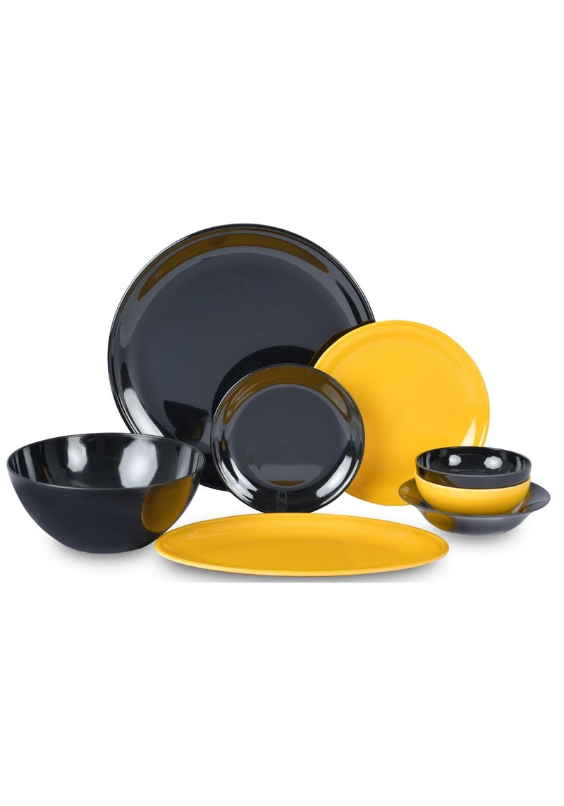 إنسباير طقم ميلامين 27 ق اسود * اصفر - Image 1