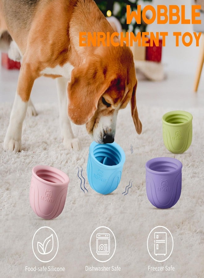 Bestalk Interactive Dog Toy, 2-in-1 Long-Lasting Treat Dispenser Dog Puzzle Feeder Toys, Stuffable Enrichment Freeze Lick Bowl for Boredom, Reduces Anxiety Silicone Fetch Catch Chew Toy - Image 2