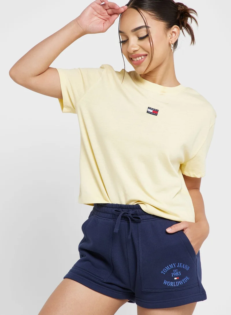 TOMMY JEANS Crew Neck Logo T-Shirt