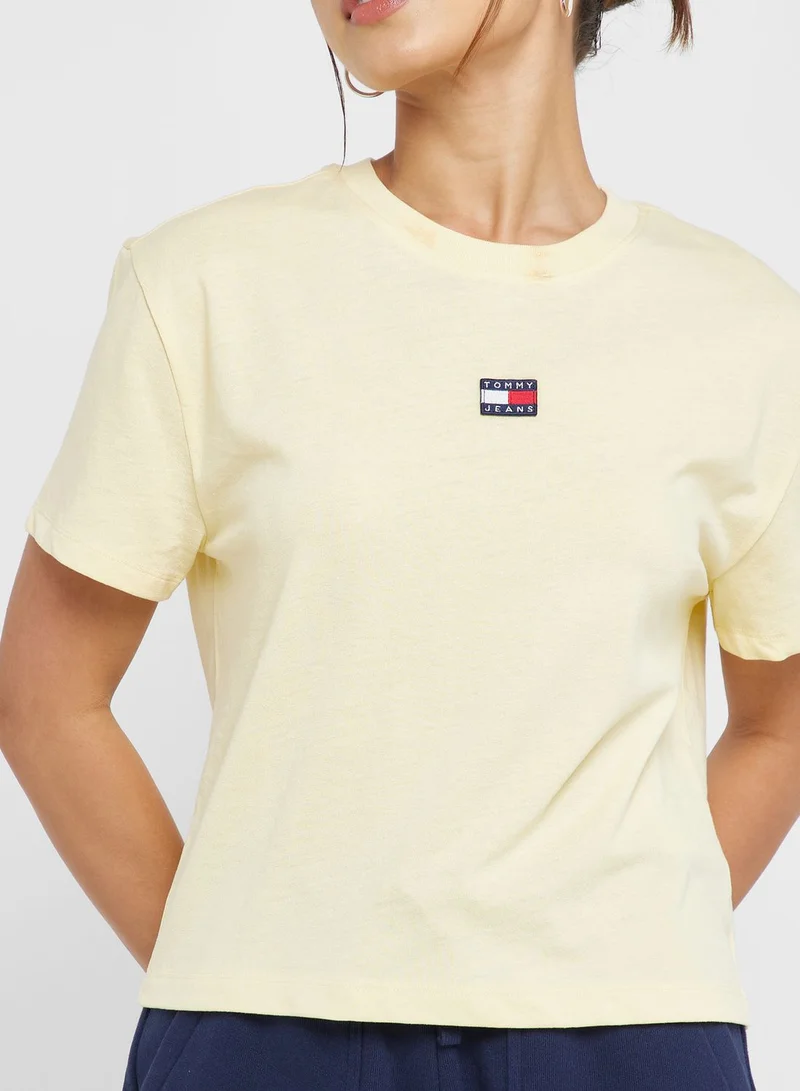 TOMMY JEANS Crew Neck Logo T-Shirt