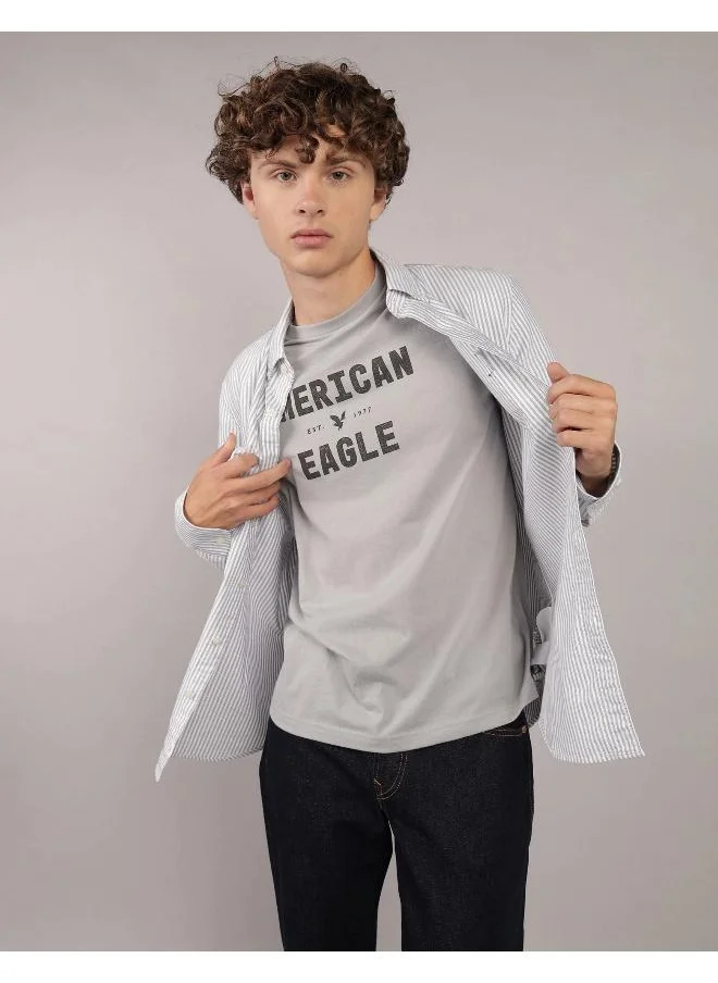 American Eagle AE Slim Fit Everyday Oxford Button-Up Shirt