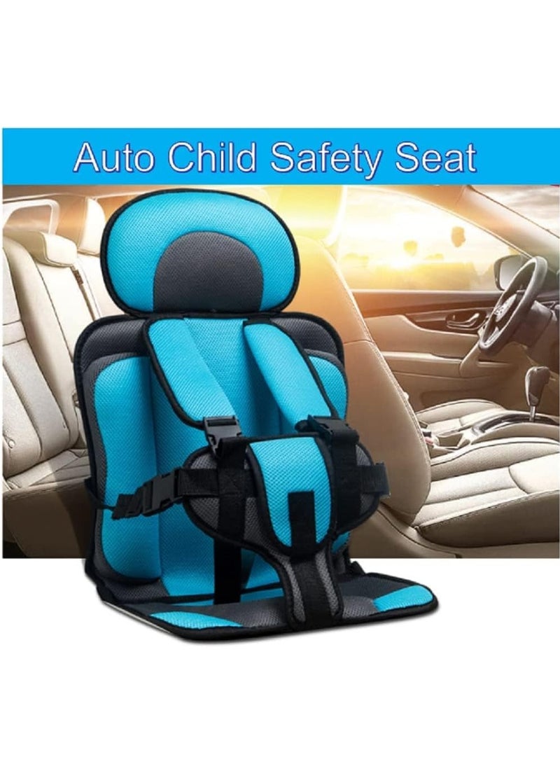 MIXDE Auto Child Safety Seat Simple Car Portable Seat Belt, Little Kids Seat Belt Adjuster,Travel Car Seat with Adjustable Shoulder Straps for Baby Kids 0-12 Years Old - Image 5