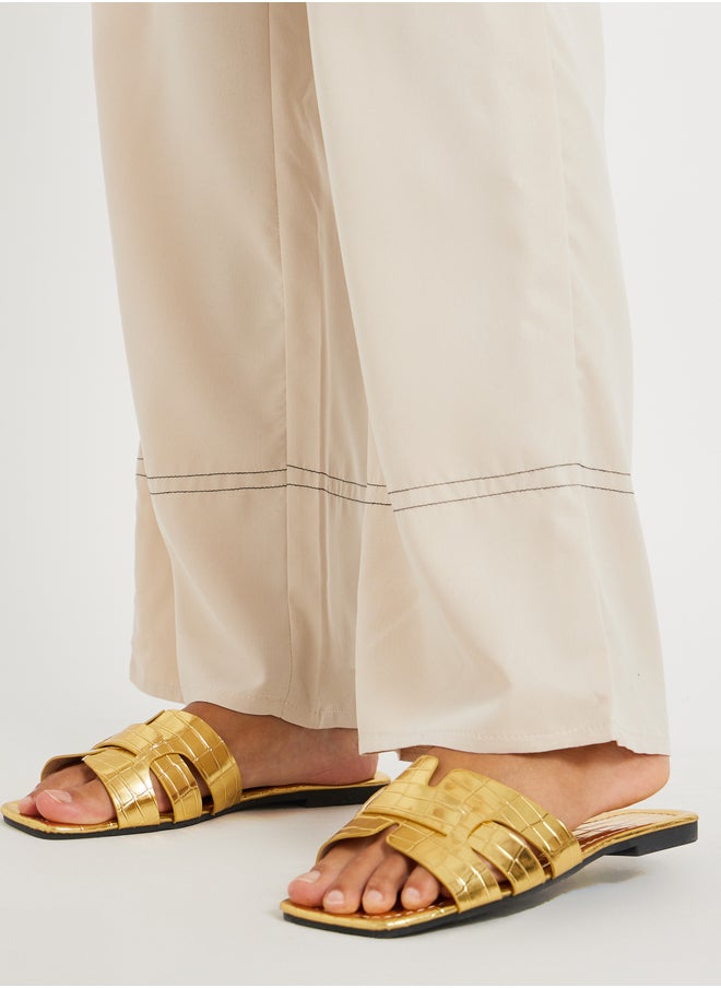 Take Two Contrast Stitching Loose Fit Pants  - Image 3
