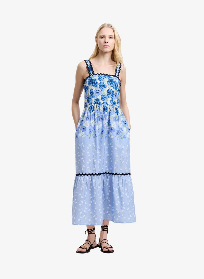 Women's Blue Multi Ivy Cambria Sundress Dress