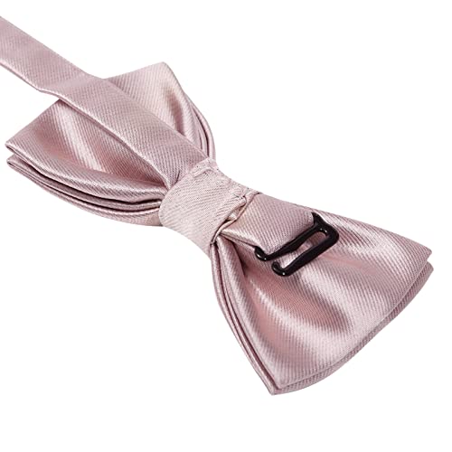 Kajeer Kids Boys Silk Bow Ties - Adjustable Bowtie for Baby Toddler Gifts（Bare Pink） - Image 5