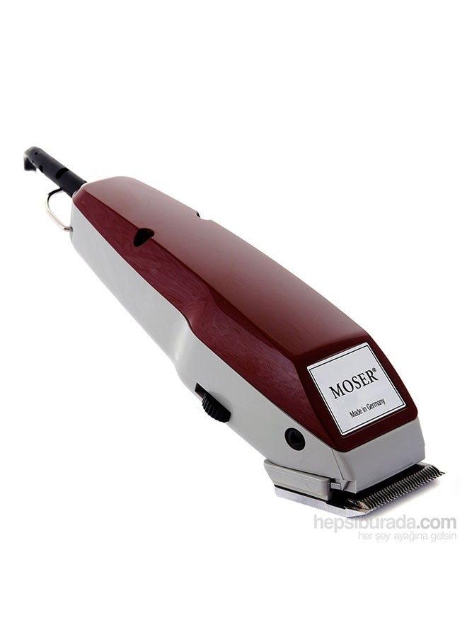 Professional Hair Clipper Maroon/White/Black