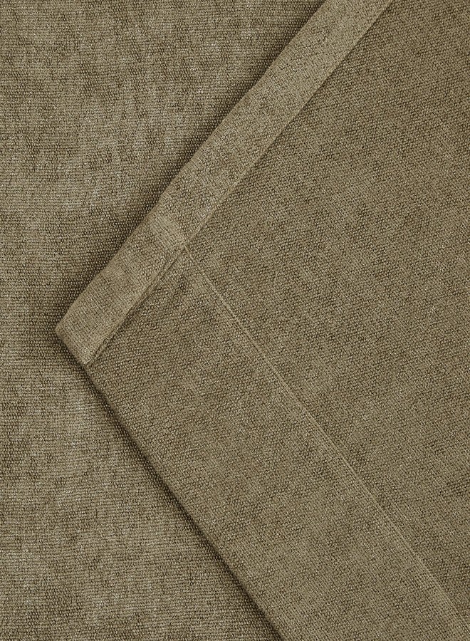 Vision Home Mocha Brown Pinch Pleated Curtains Velvet Chenille Light Filtering Window Curtains 84 inches for Living Room Bedroom Semi Sheer Pinch Pleat Drapes with Hooks 2 Panels 36" Wx84L,Mink - Image 5